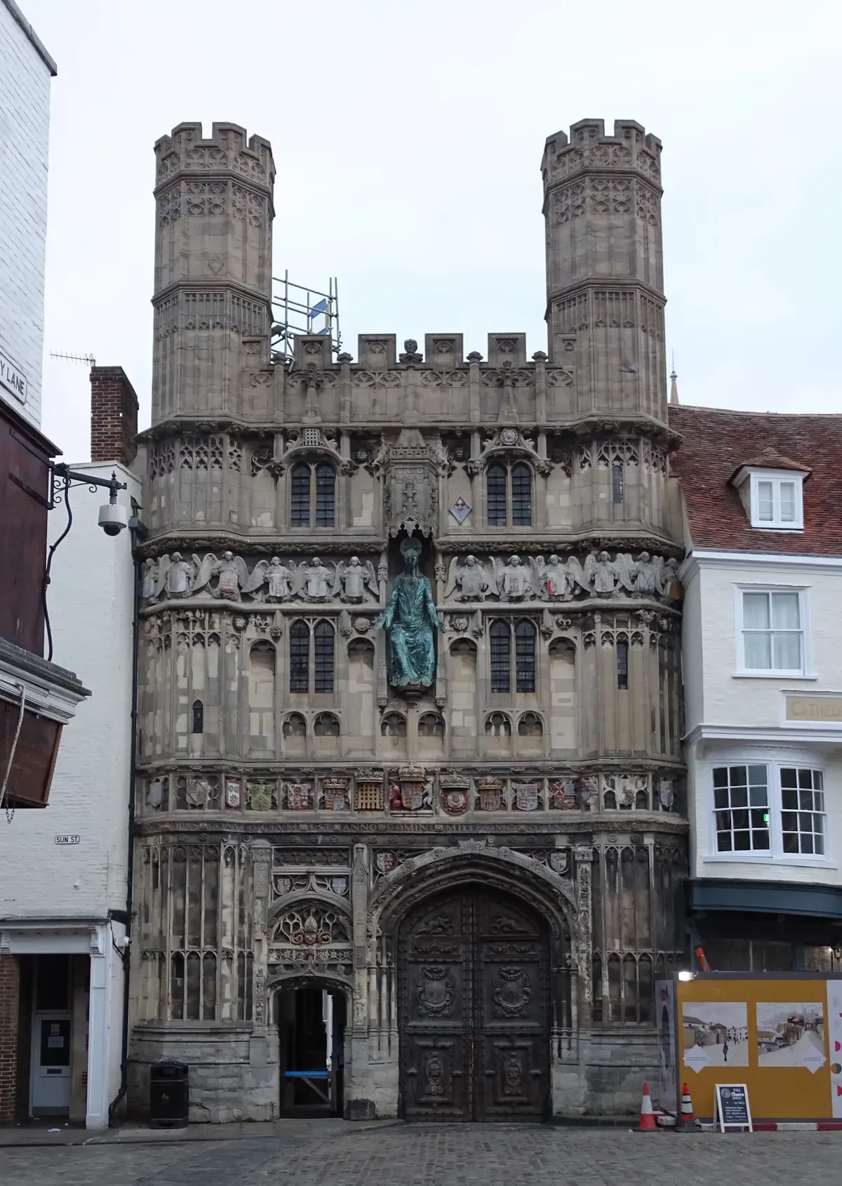 Christ Church Gate at the entrance to Canterbury Cathedral on a day trip from London to Canterbury